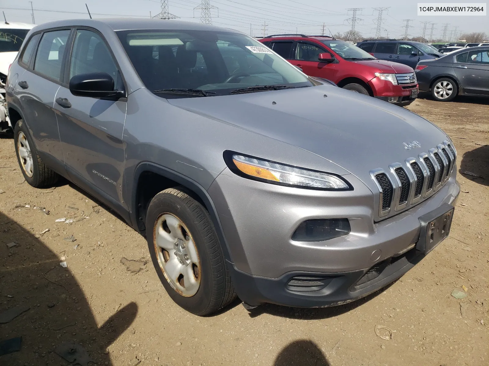 1C4PJMABXEW172964 2014 Jeep Cherokee Sport