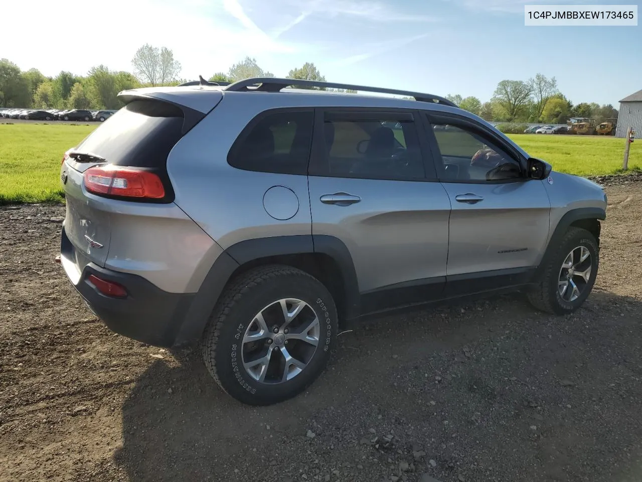 1C4PJMBBXEW173465 2014 Jeep Cherokee Trailhawk