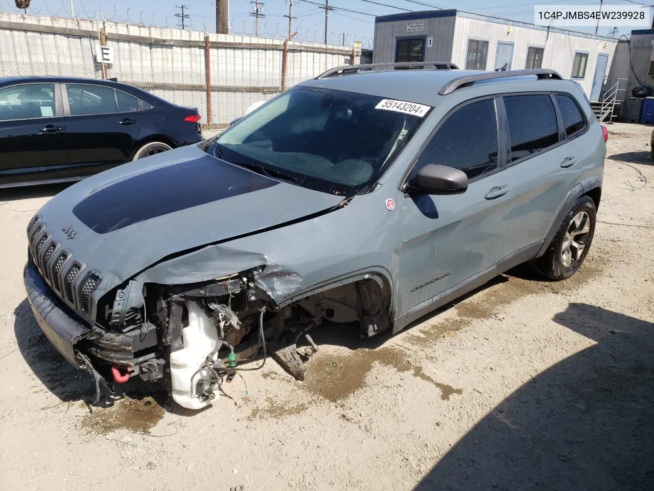 2014 Jeep Cherokee Trailhawk VIN: 1C4PJMBS4EW239928 Lot: 55143204