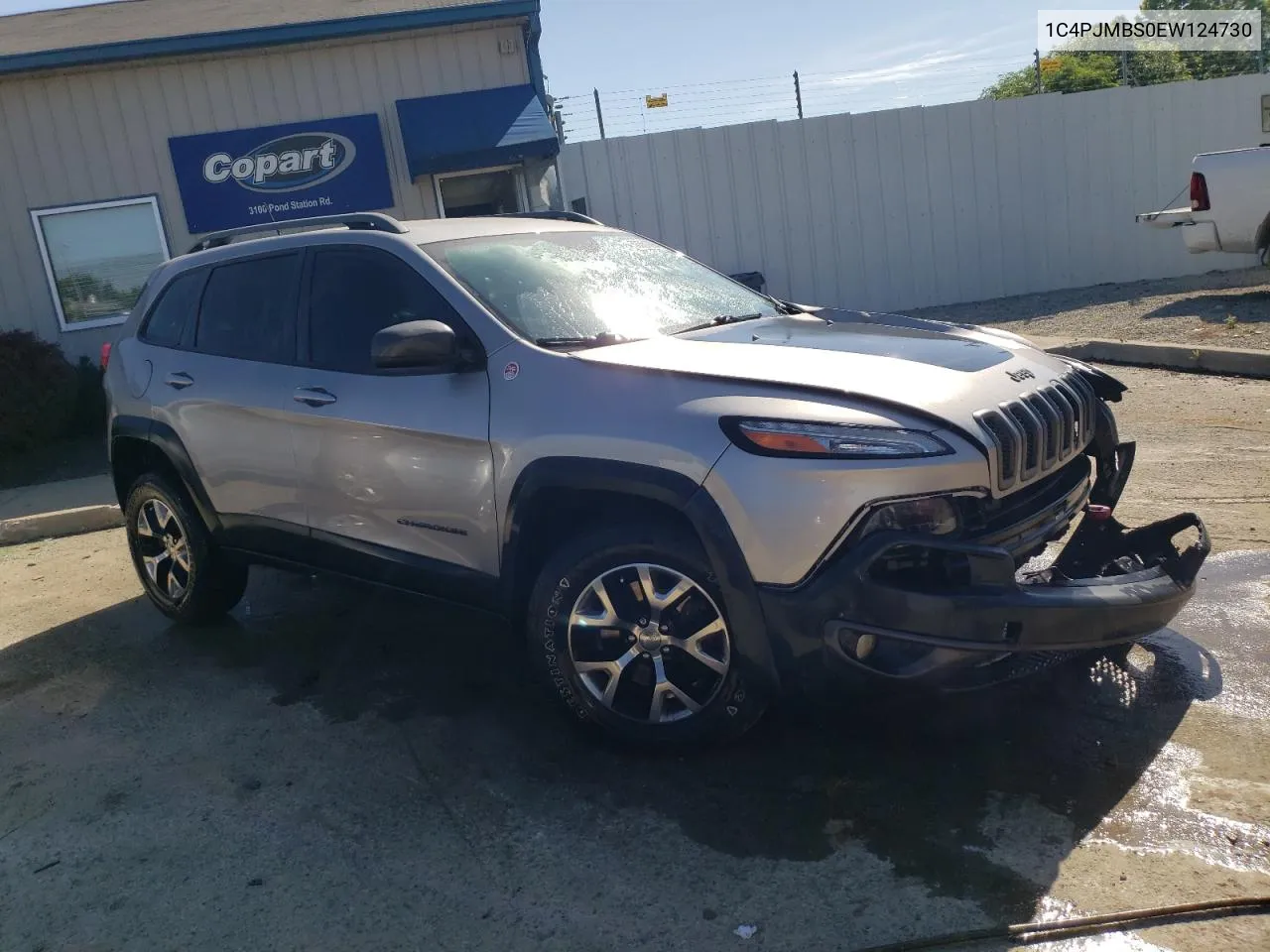 2014 Jeep Cherokee Trailhawk VIN: 1C4PJMBS0EW124730 Lot: 58551294