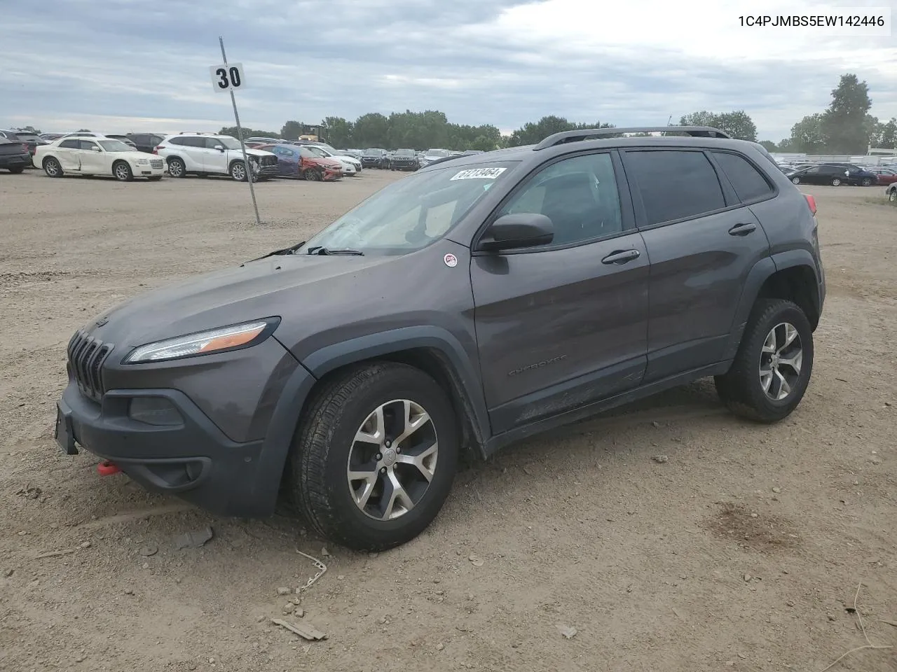 2014 Jeep Cherokee Trailhawk VIN: 1C4PJMBS5EW142446 Lot: 61213464