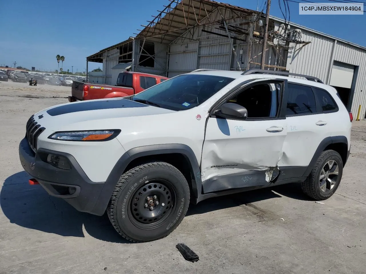 2014 Jeep Cherokee Trailhawk VIN: 1C4PJMBSXEW184904 Lot: 64603764