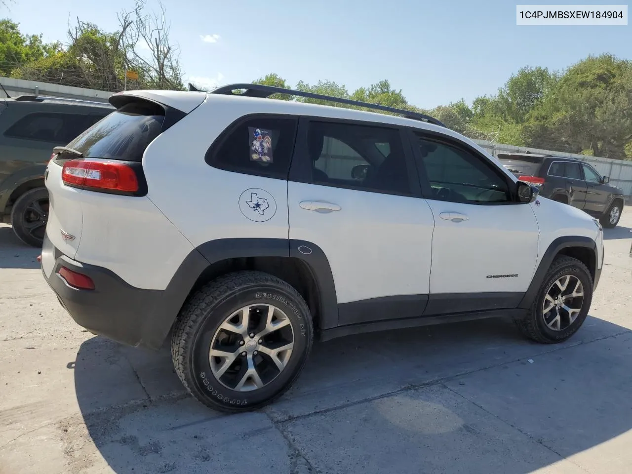 1C4PJMBSXEW184904 2014 Jeep Cherokee Trailhawk