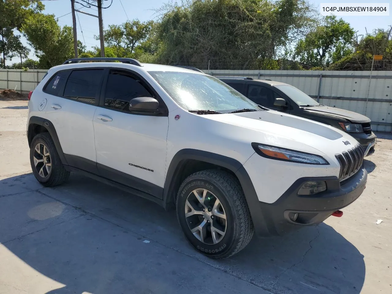 1C4PJMBSXEW184904 2014 Jeep Cherokee Trailhawk