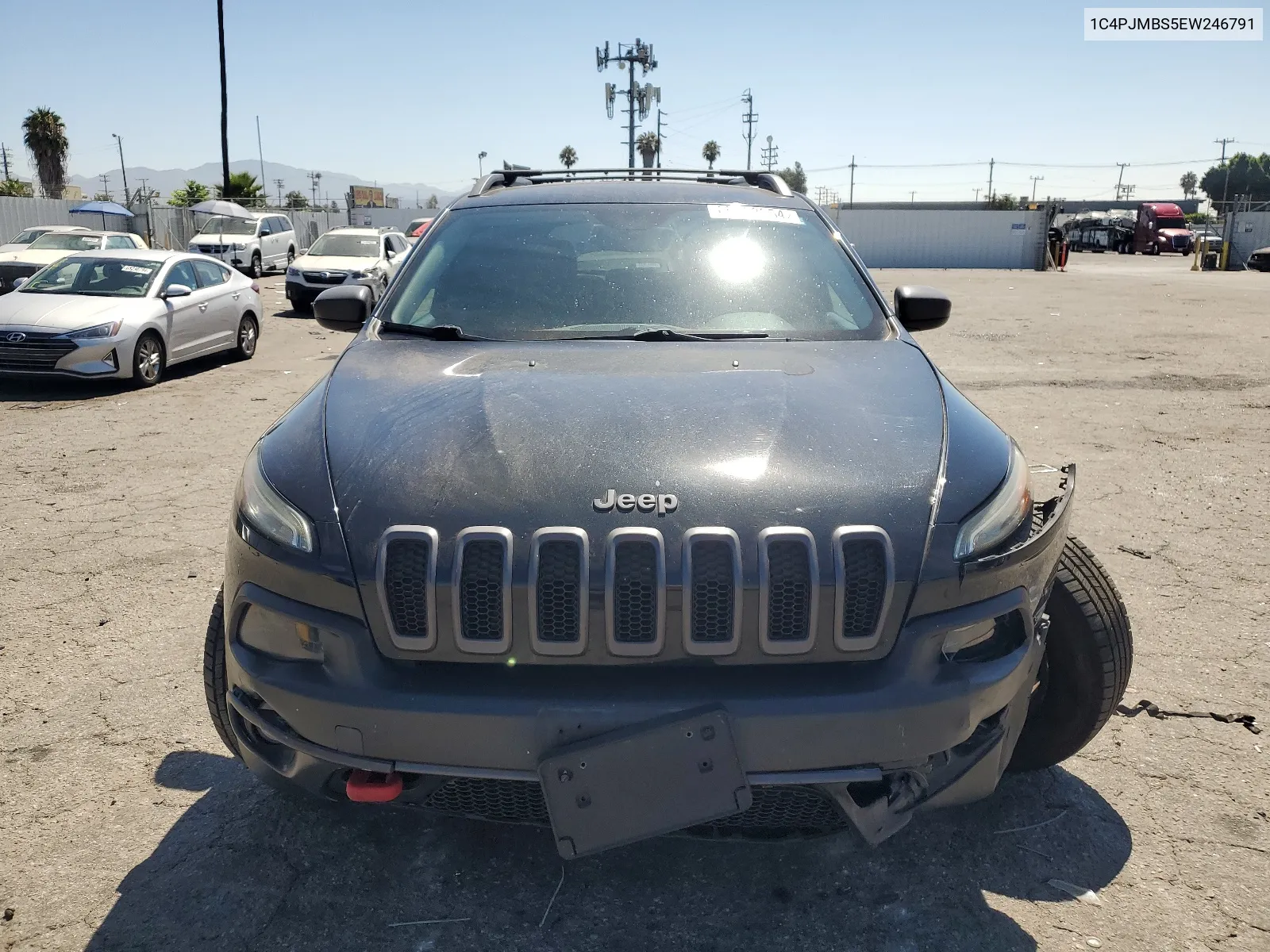 2014 Jeep Cherokee Trailhawk VIN: 1C4PJMBS5EW246791 Lot: 65182554