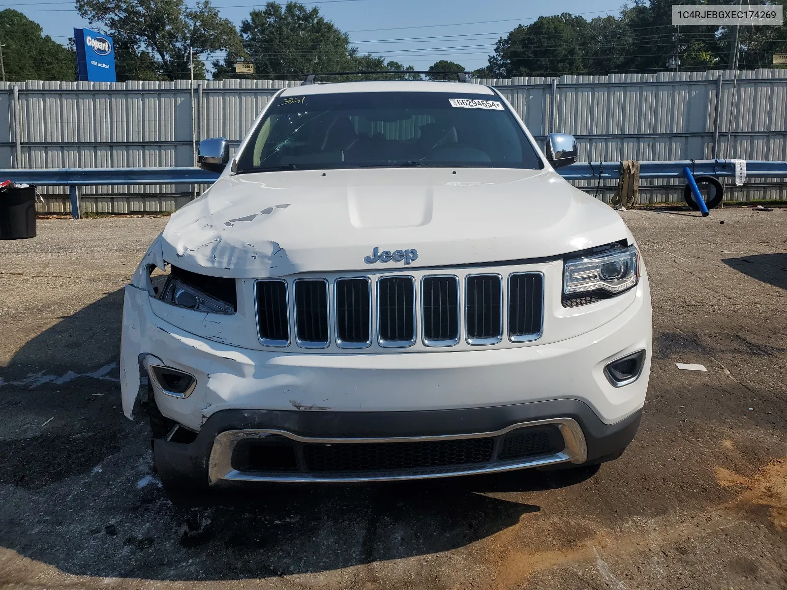 2014 Jeep Grand Cherokee Limited VIN: 1C4RJEBGXEC174269 Lot: 66294654