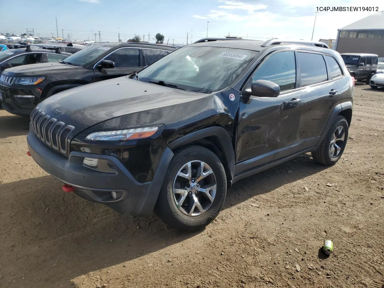 2014 Jeep Cherokee Trailhawk VIN: 1C4PJMBS1EW194012 Lot: 66555064