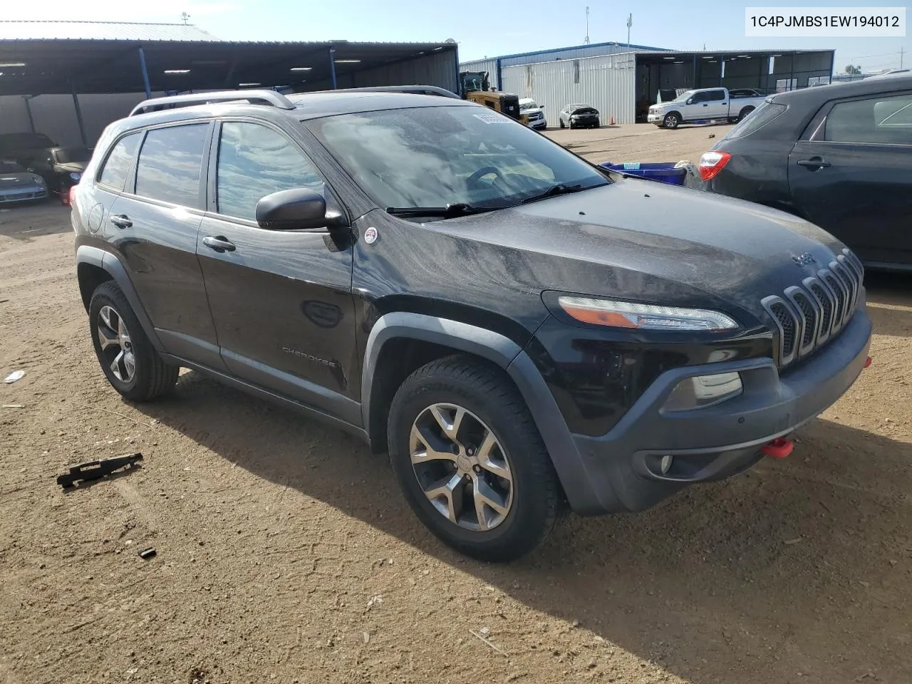 2014 Jeep Cherokee Trailhawk VIN: 1C4PJMBS1EW194012 Lot: 66555064