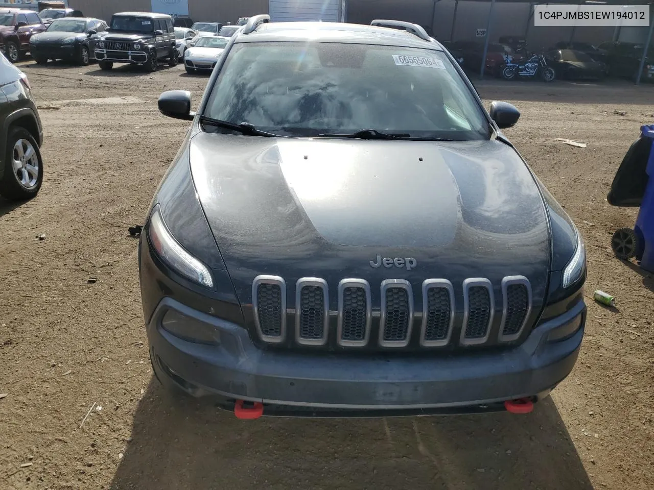 2014 Jeep Cherokee Trailhawk VIN: 1C4PJMBS1EW194012 Lot: 66555064