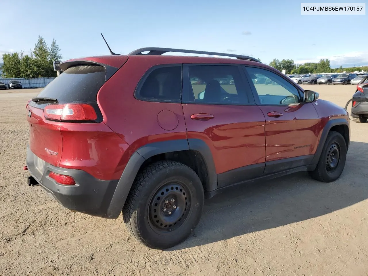 2014 Jeep Cherokee Trailhawk VIN: 1C4PJMBS6EW170157 Lot: 67884974