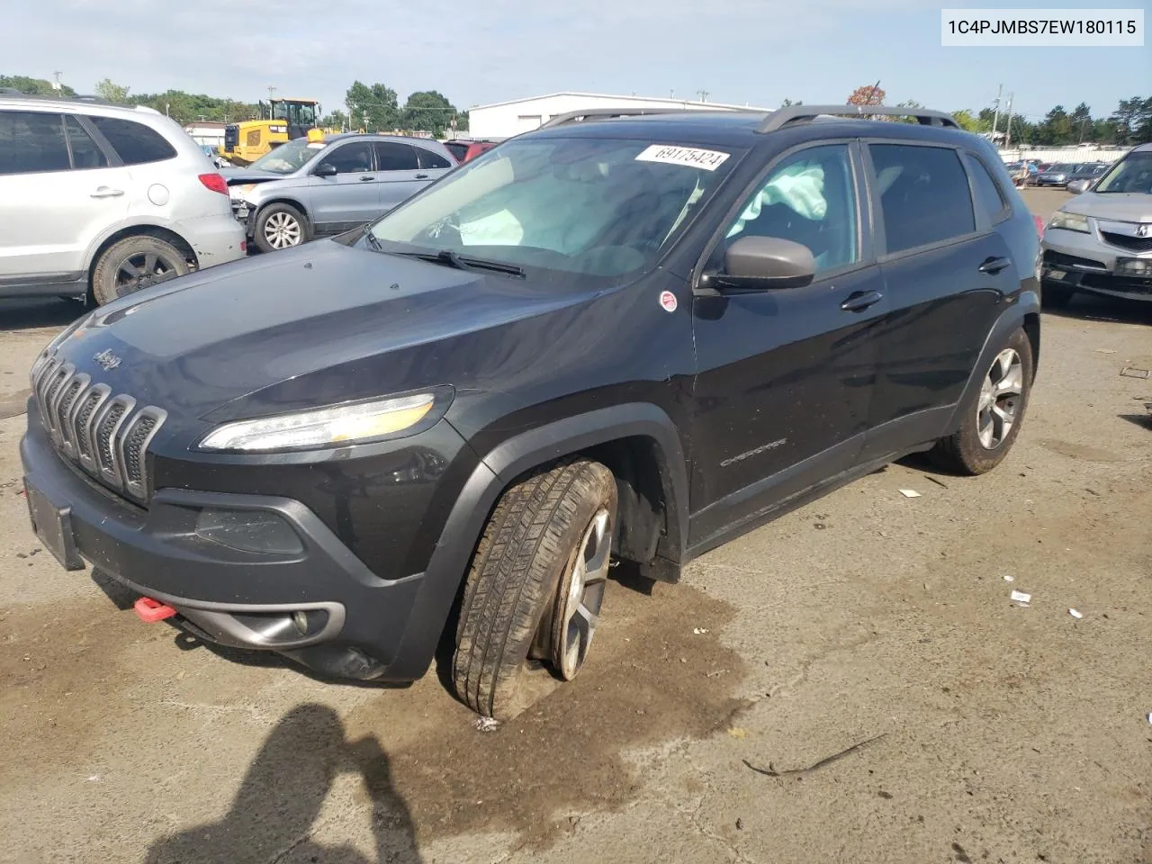 1C4PJMBS7EW180115 2014 Jeep Cherokee Trailhawk