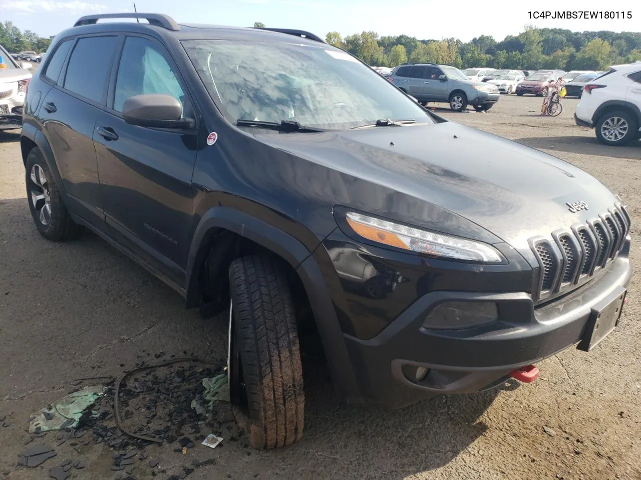 2014 Jeep Cherokee Trailhawk VIN: 1C4PJMBS7EW180115 Lot: 69175424