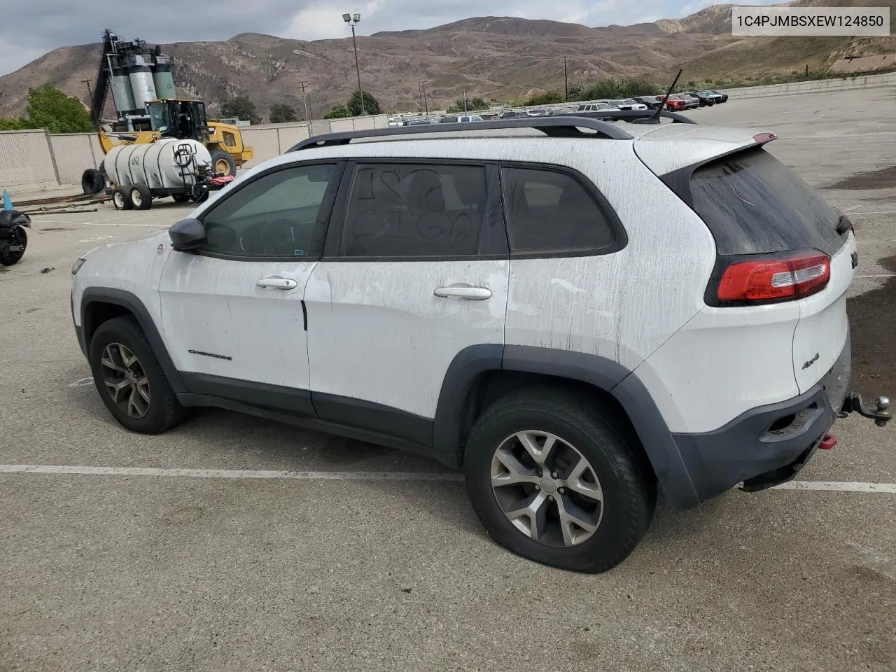 2014 Jeep Cherokee Trailhawk VIN: 1C4PJMBSXEW124850 Lot: 71005224