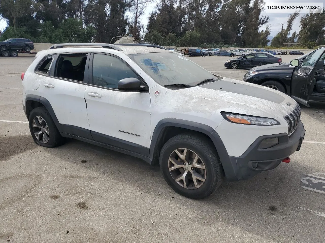 2014 Jeep Cherokee Trailhawk VIN: 1C4PJMBSXEW124850 Lot: 71005224