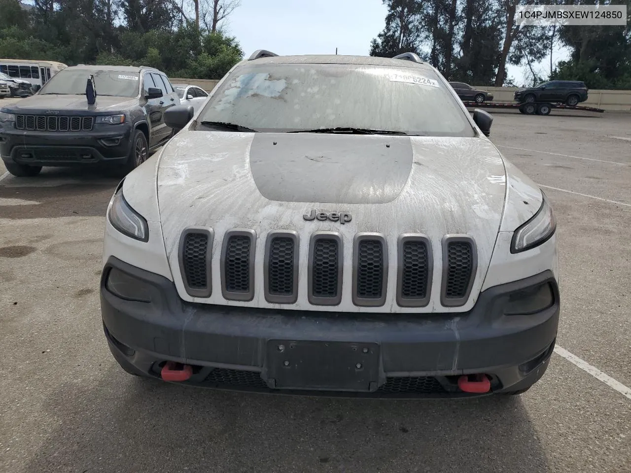 2014 Jeep Cherokee Trailhawk VIN: 1C4PJMBSXEW124850 Lot: 71005224