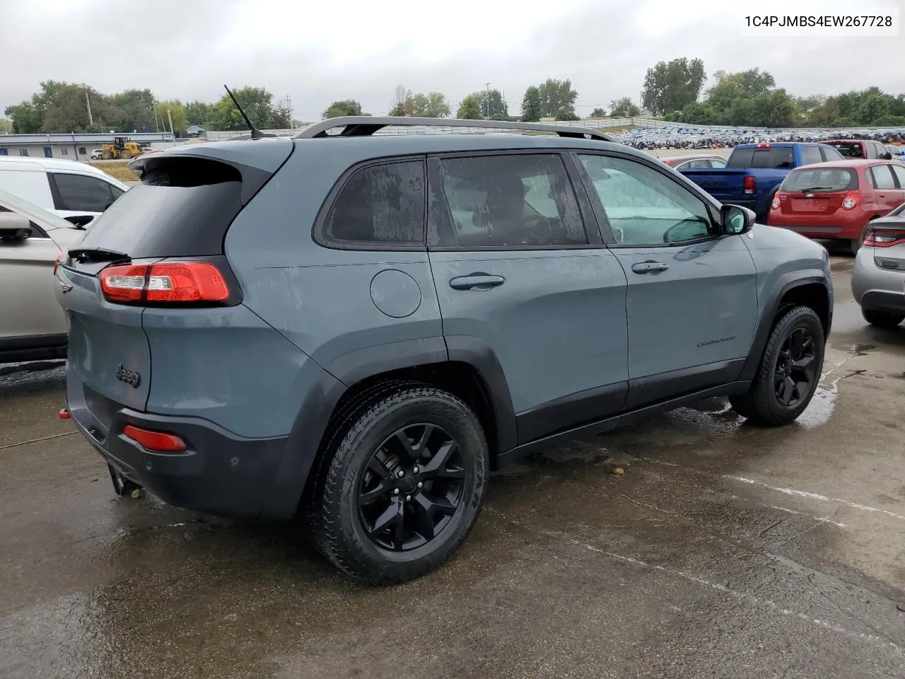 2014 Jeep Cherokee Trailhawk VIN: 1C4PJMBS4EW267728 Lot: 71177054