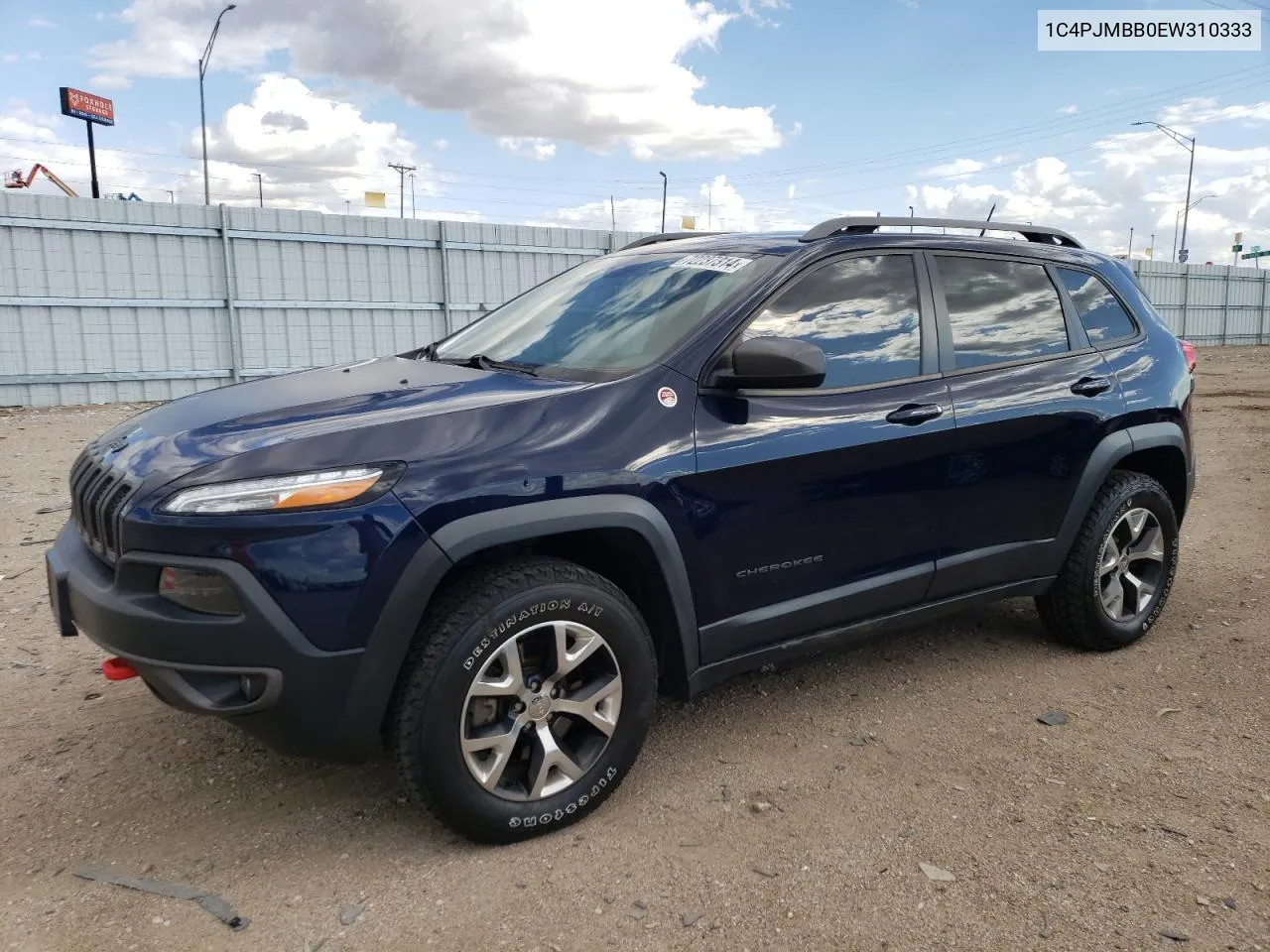 1C4PJMBB0EW310333 2014 Jeep Cherokee Trailhawk