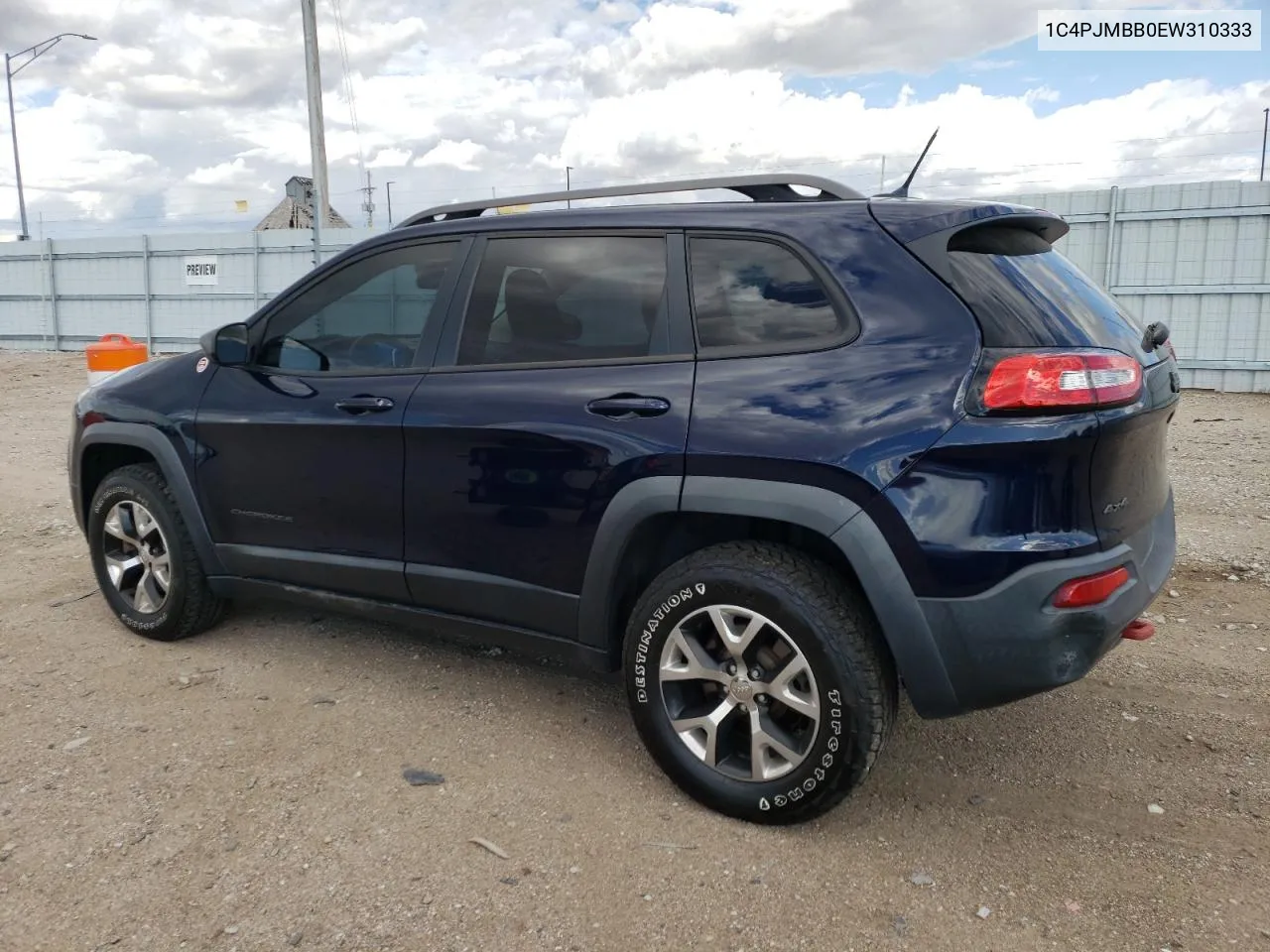 1C4PJMBB0EW310333 2014 Jeep Cherokee Trailhawk