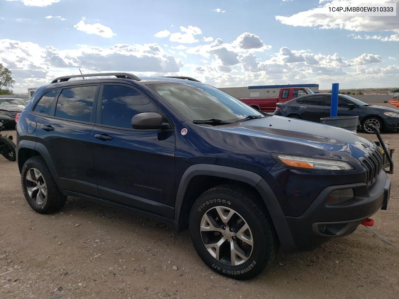 2014 Jeep Cherokee Trailhawk VIN: 1C4PJMBB0EW310333 Lot: 72237314