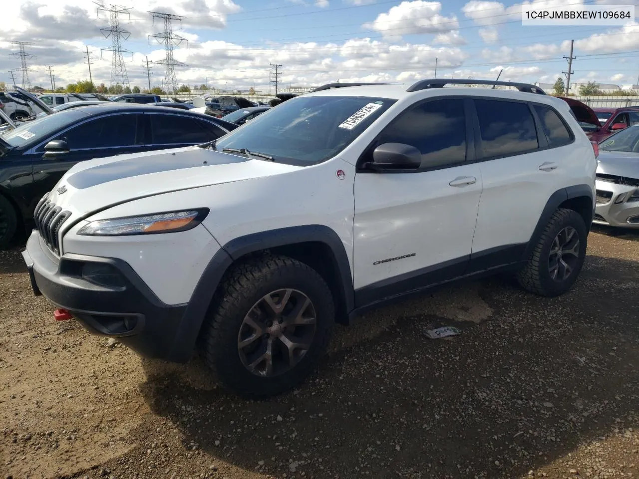 2014 Jeep Cherokee Trailhawk VIN: 1C4PJMBBXEW109684 Lot: 75465724