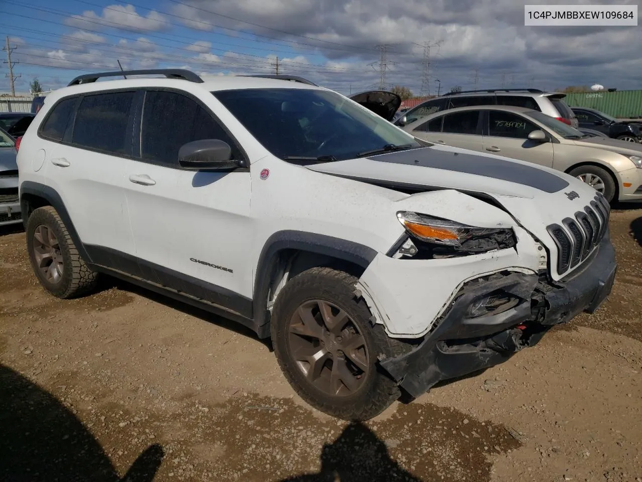 2014 Jeep Cherokee Trailhawk VIN: 1C4PJMBBXEW109684 Lot: 75465724