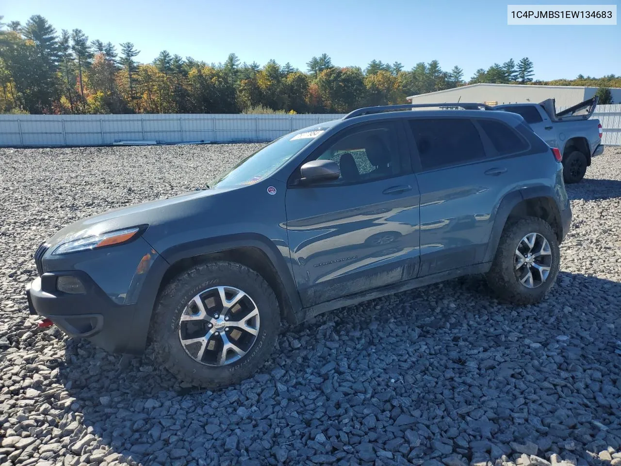 2014 Jeep Cherokee Trailhawk VIN: 1C4PJMBS1EW134683 Lot: 76377954