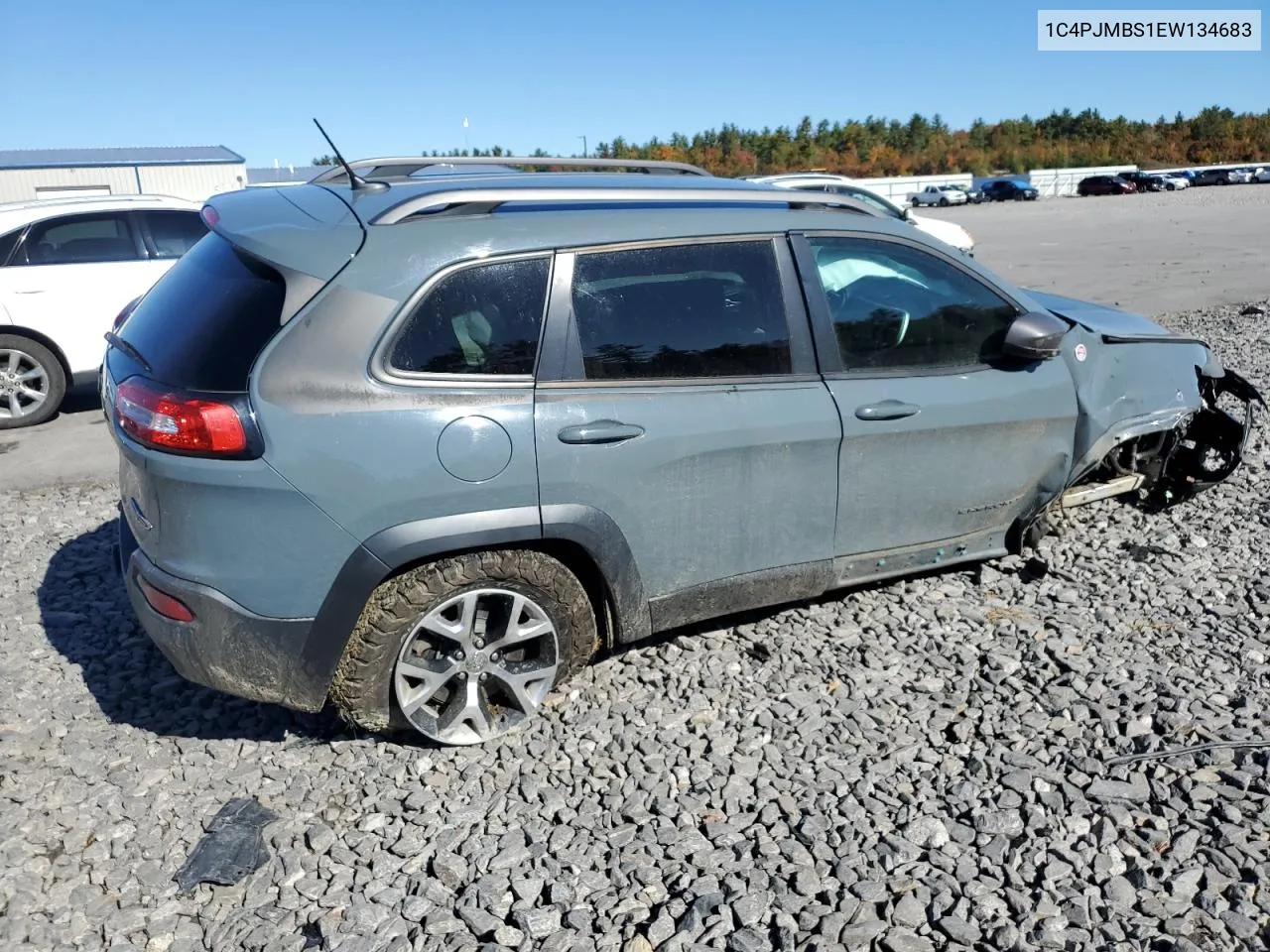 2014 Jeep Cherokee Trailhawk VIN: 1C4PJMBS1EW134683 Lot: 76377954