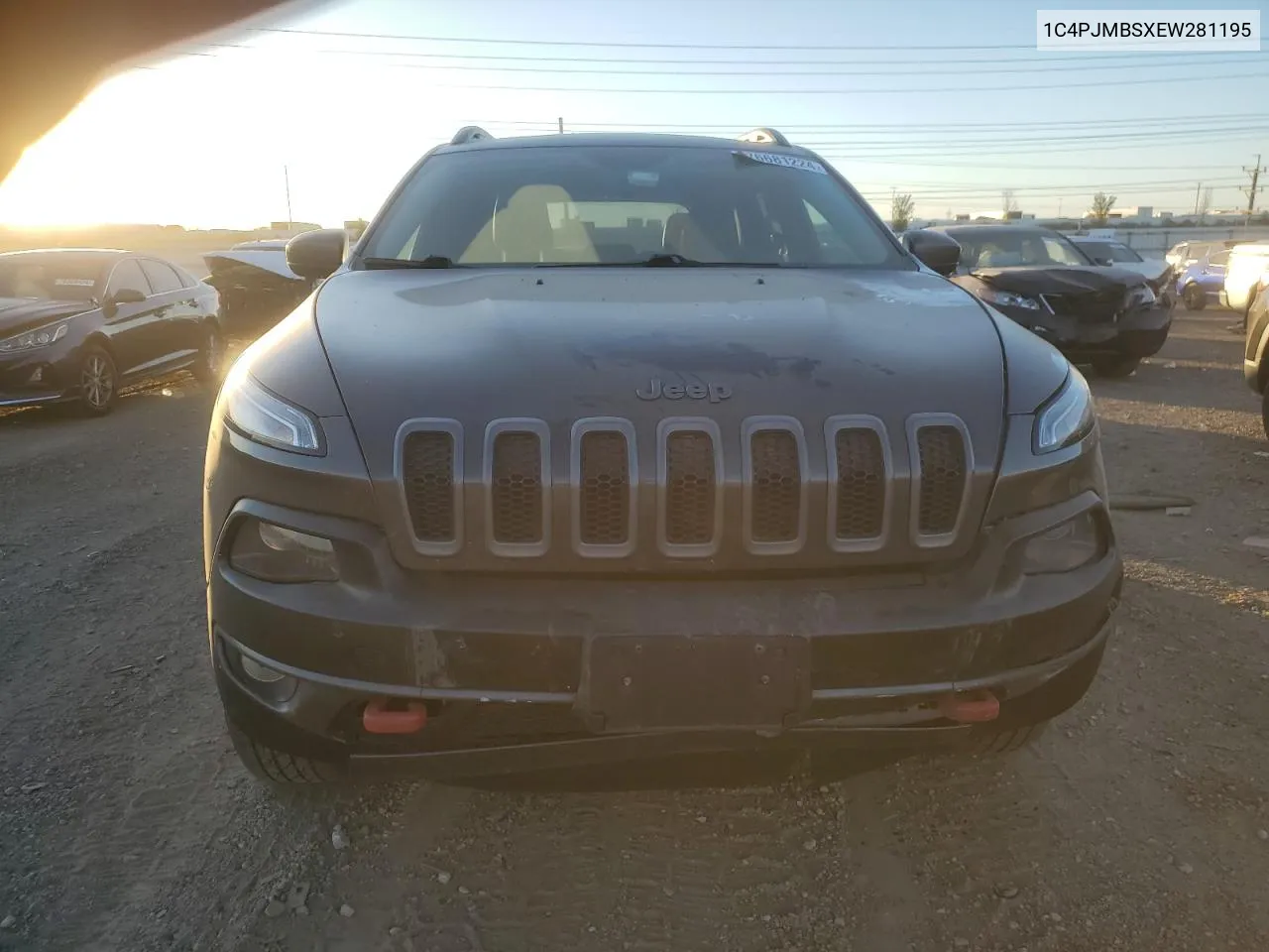 2014 Jeep Cherokee Trailhawk VIN: 1C4PJMBSXEW281195 Lot: 76681224