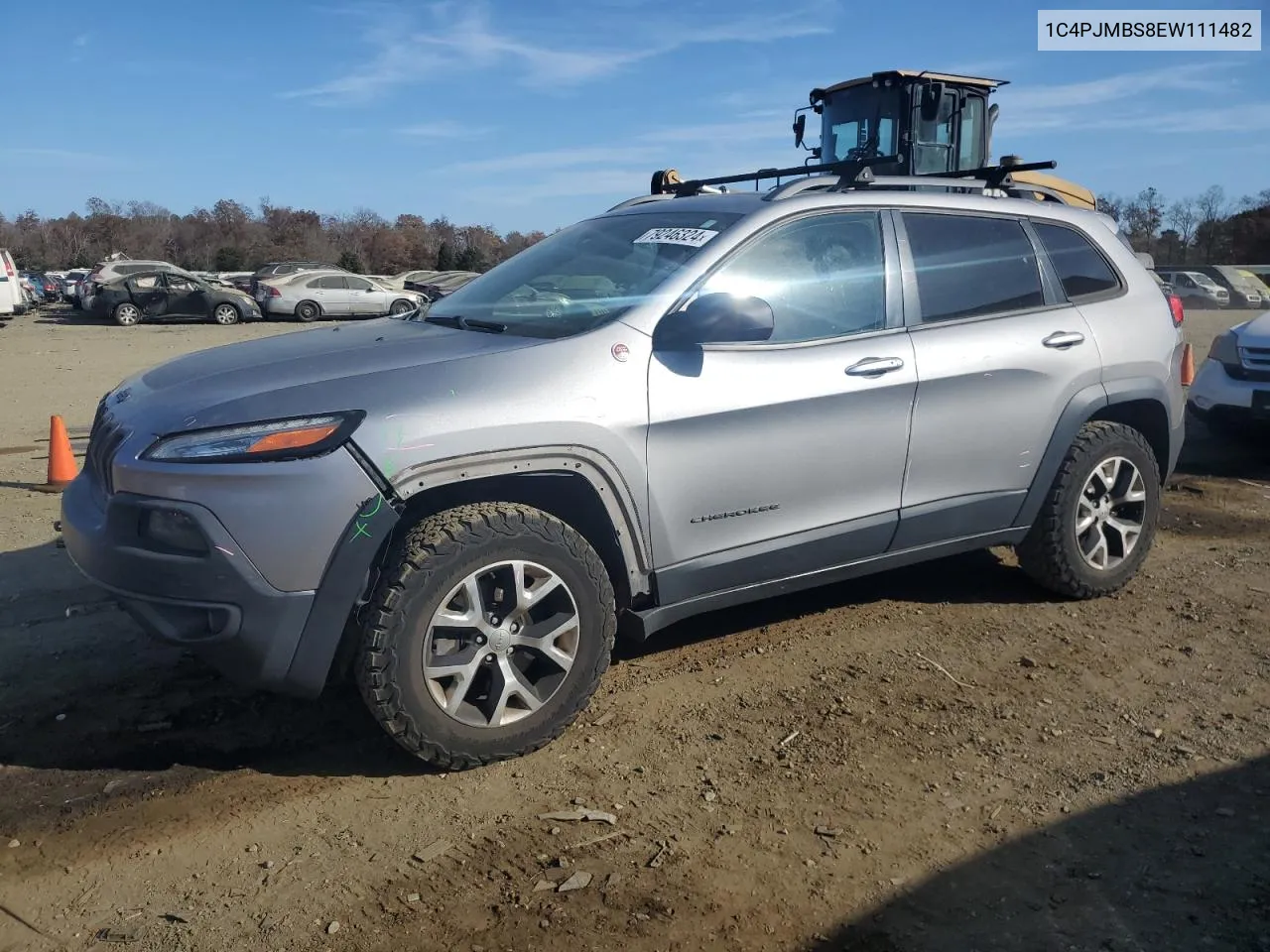 2014 Jeep Cherokee Trailhawk VIN: 1C4PJMBS8EW111482 Lot: 79246324