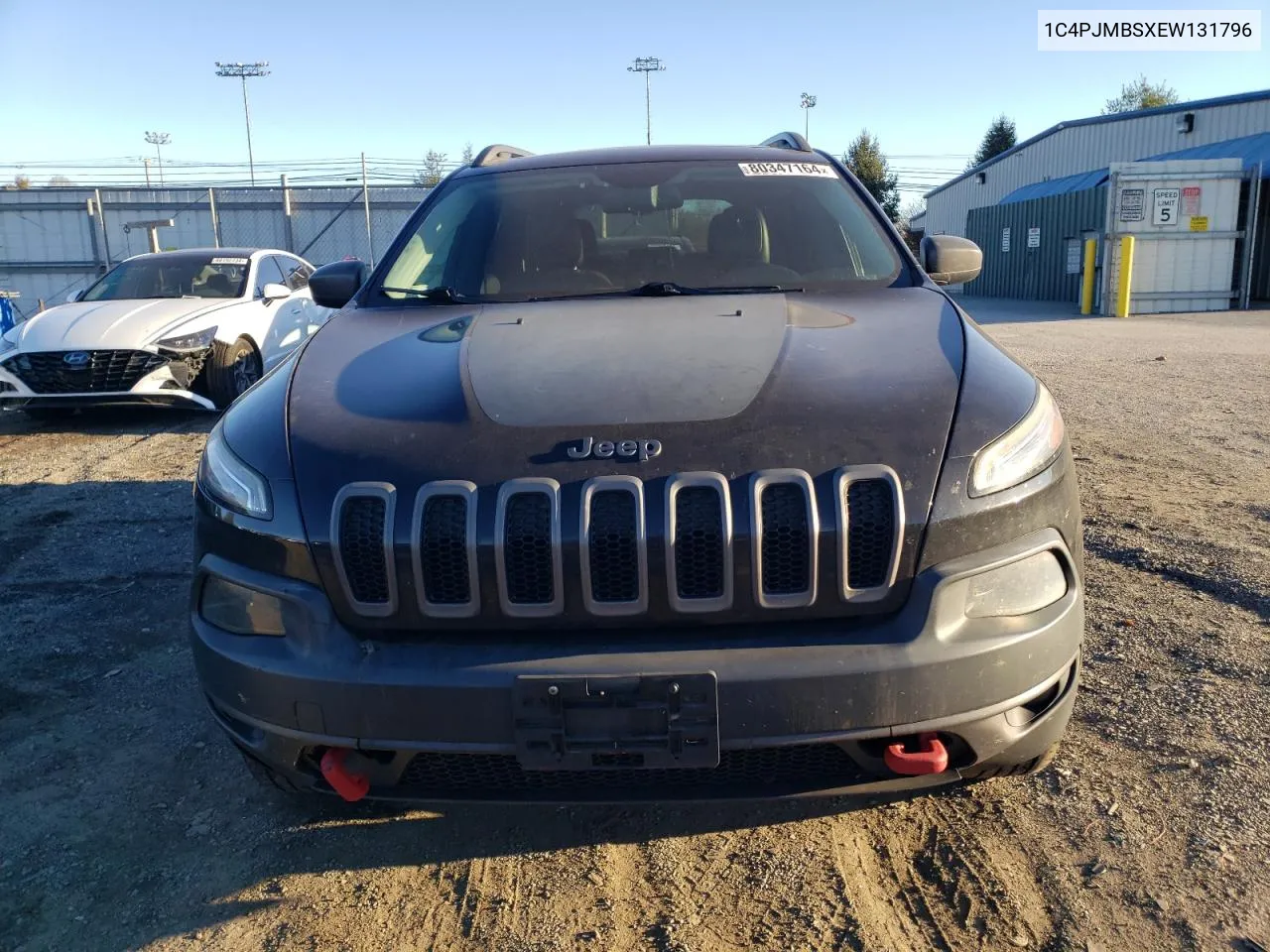 2014 Jeep Cherokee Trailhawk VIN: 1C4PJMBSXEW131796 Lot: 80347164