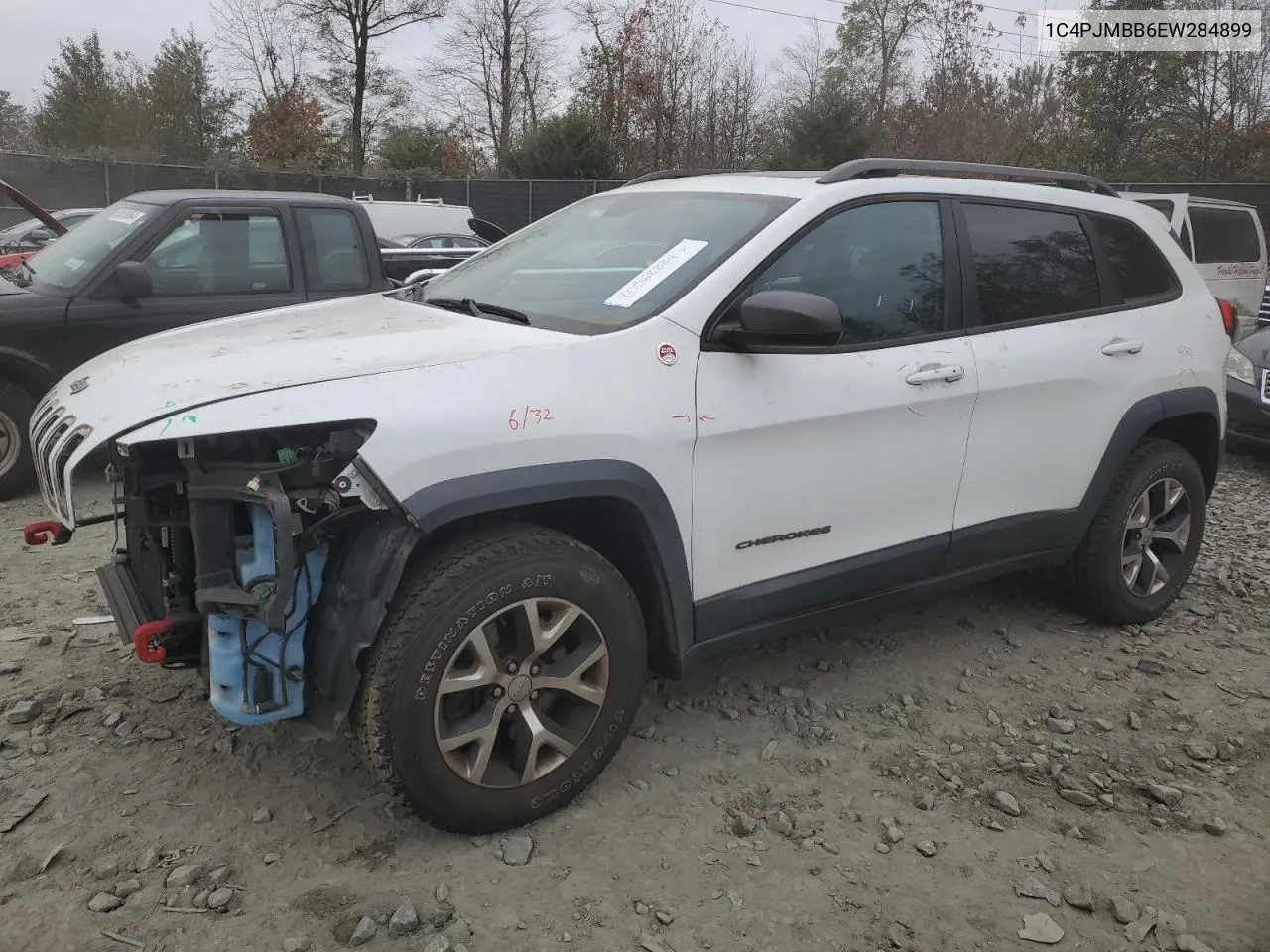 2014 Jeep Cherokee Trailhawk VIN: 1C4PJMBB6EW284899 Lot: 80568334