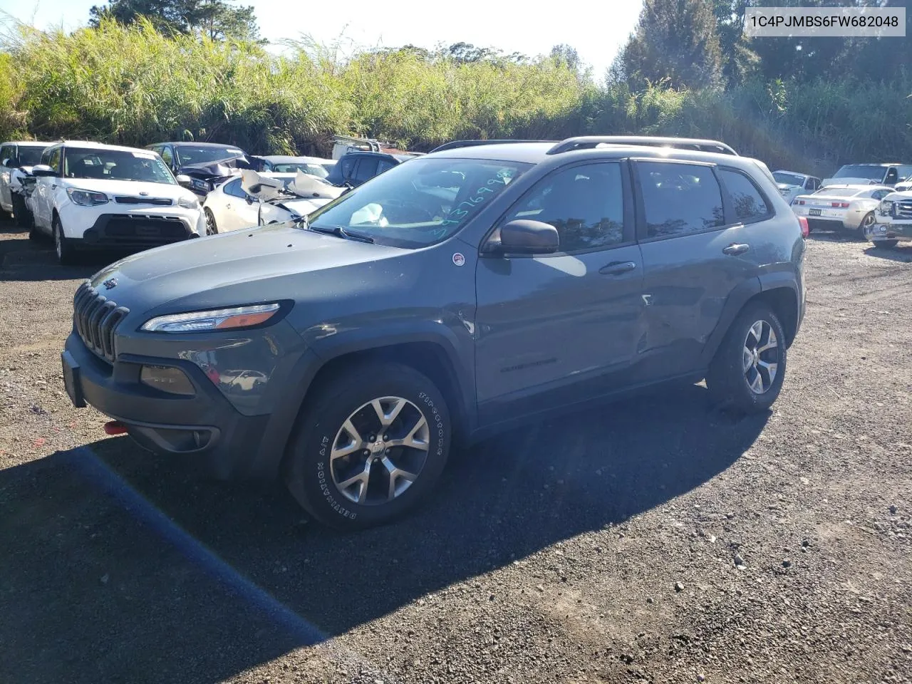 2015 Jeep Cherokee Trailhawk VIN: 1C4PJMBS6FW682048 Lot: 39376994