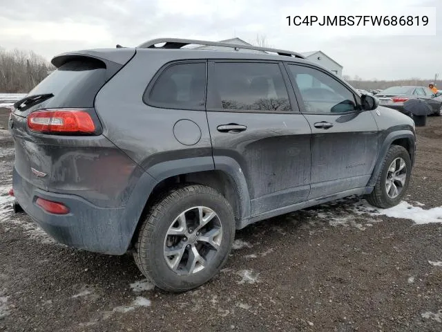 1C4PJMBS7FW686819 2015 Jeep Cherokee Trailhawk