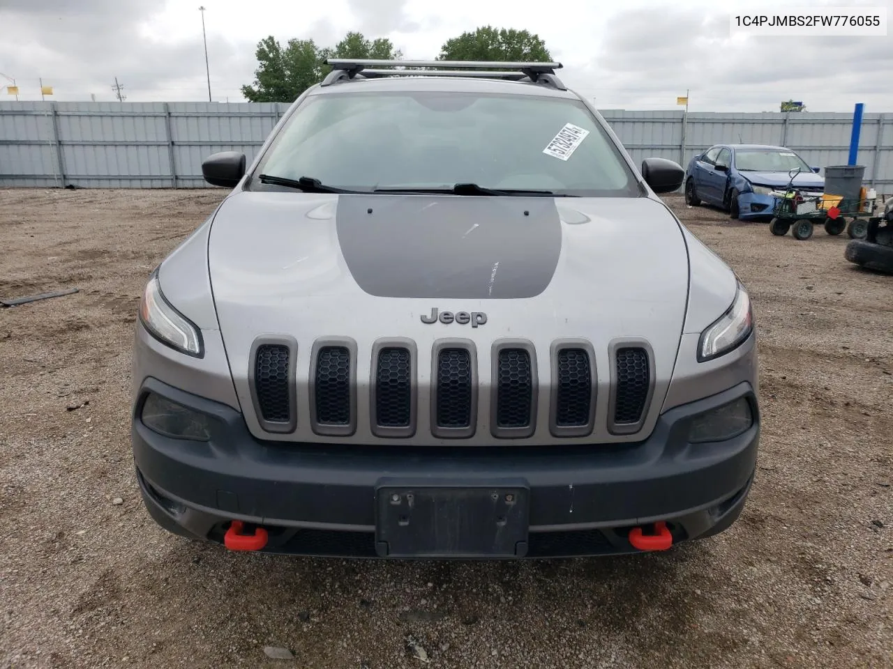 2015 Jeep Cherokee Trailhawk VIN: 1C4PJMBS2FW776055 Lot: 57324974