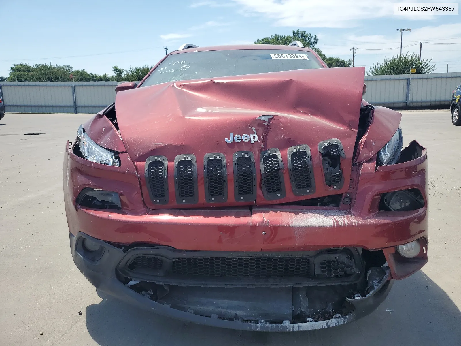 1C4PJLCS2FW643367 2015 Jeep Cherokee Latitude