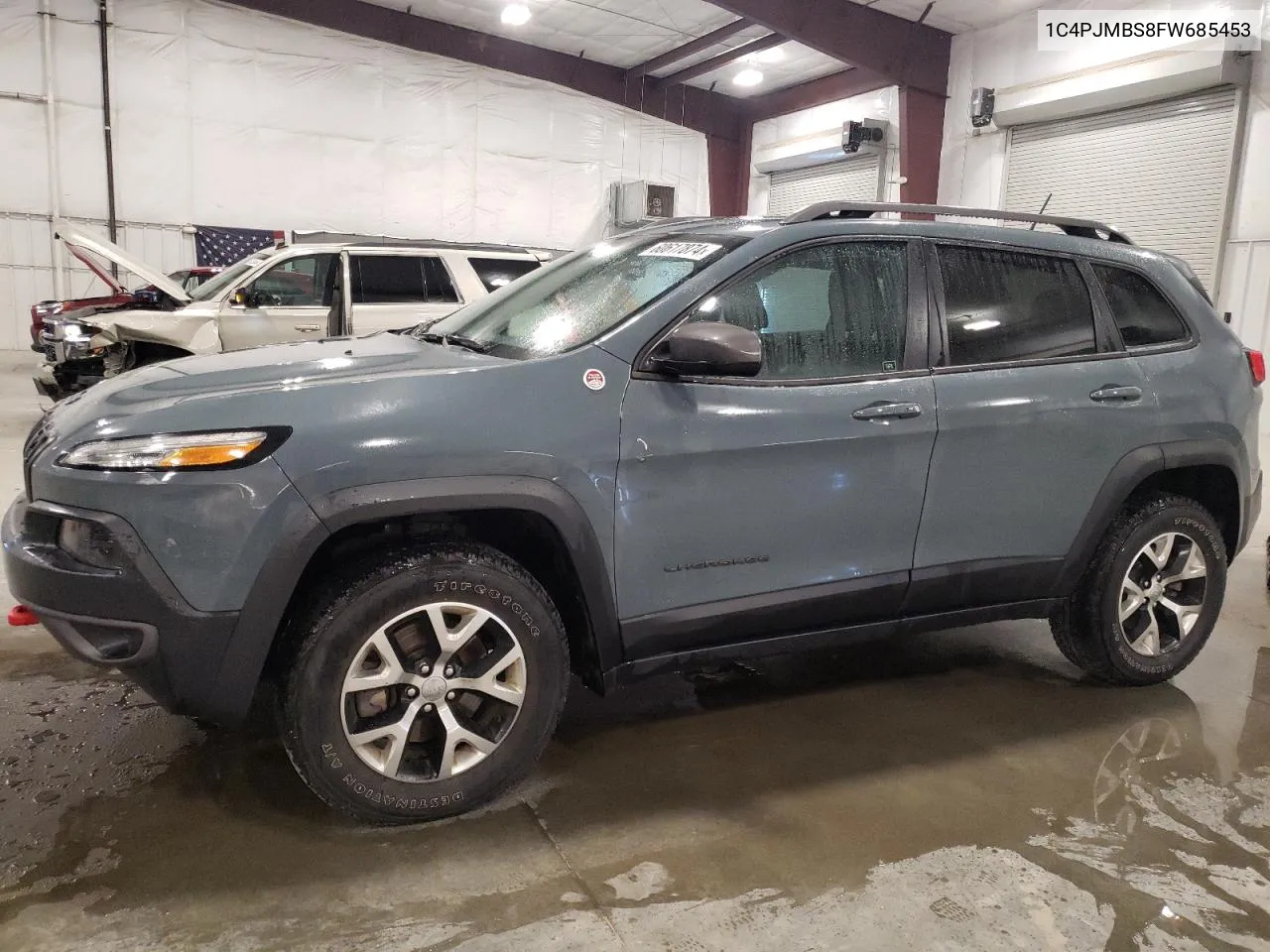 2015 Jeep Cherokee Trailhawk VIN: 1C4PJMBS8FW685453 Lot: 60617874