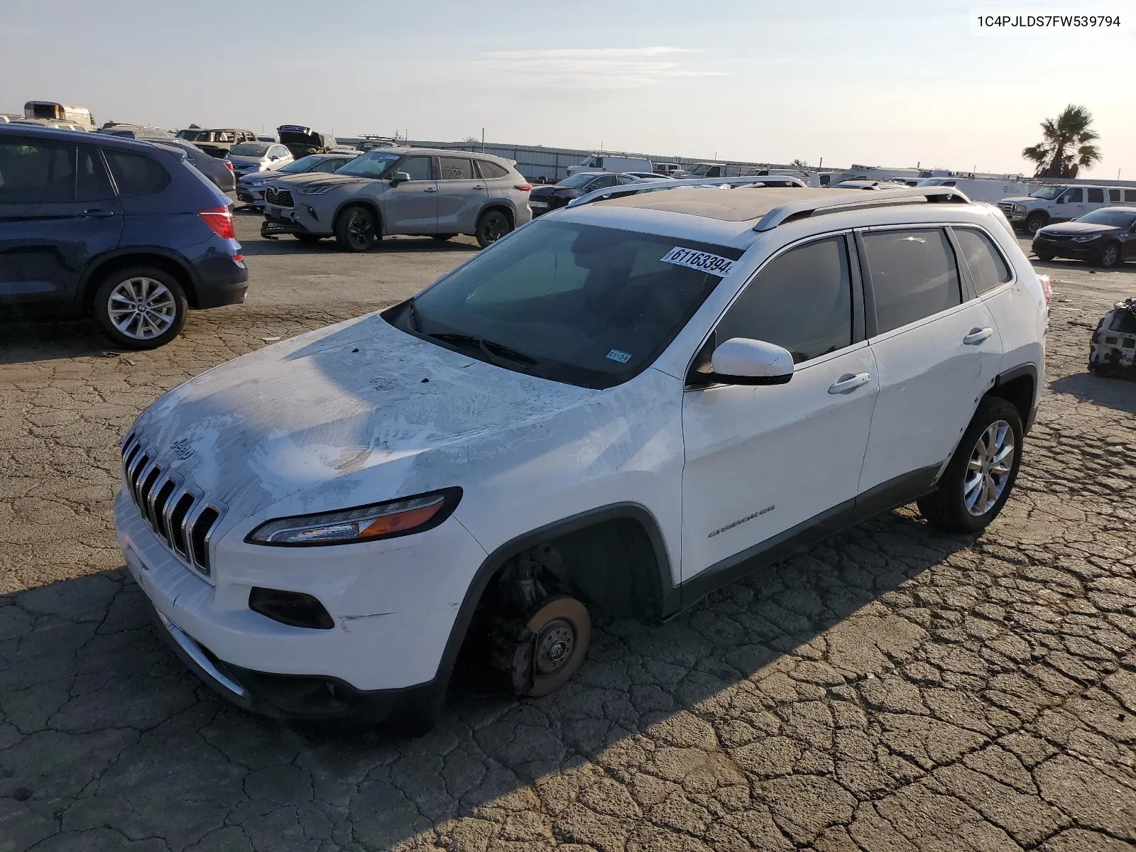 1C4PJLDS7FW539794 2015 Jeep Cherokee Limited