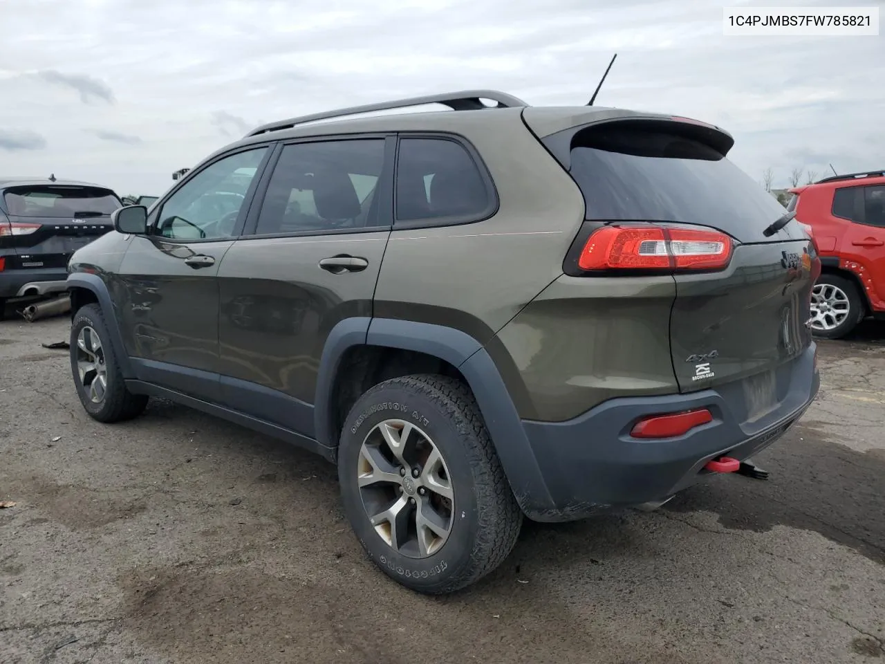 1C4PJMBS7FW785821 2015 Jeep Cherokee Trailhawk