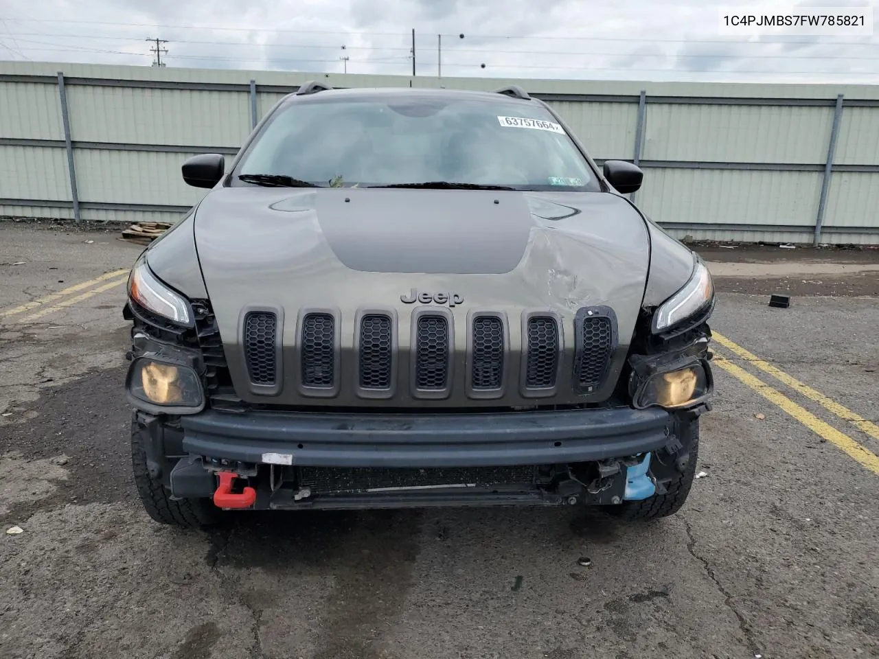 1C4PJMBS7FW785821 2015 Jeep Cherokee Trailhawk