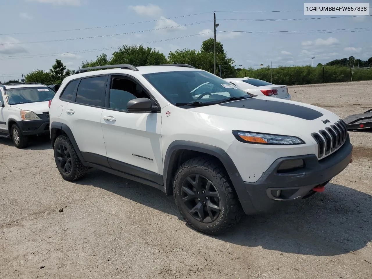 1C4PJMBB4FW667838 2015 Jeep Cherokee Trailhawk