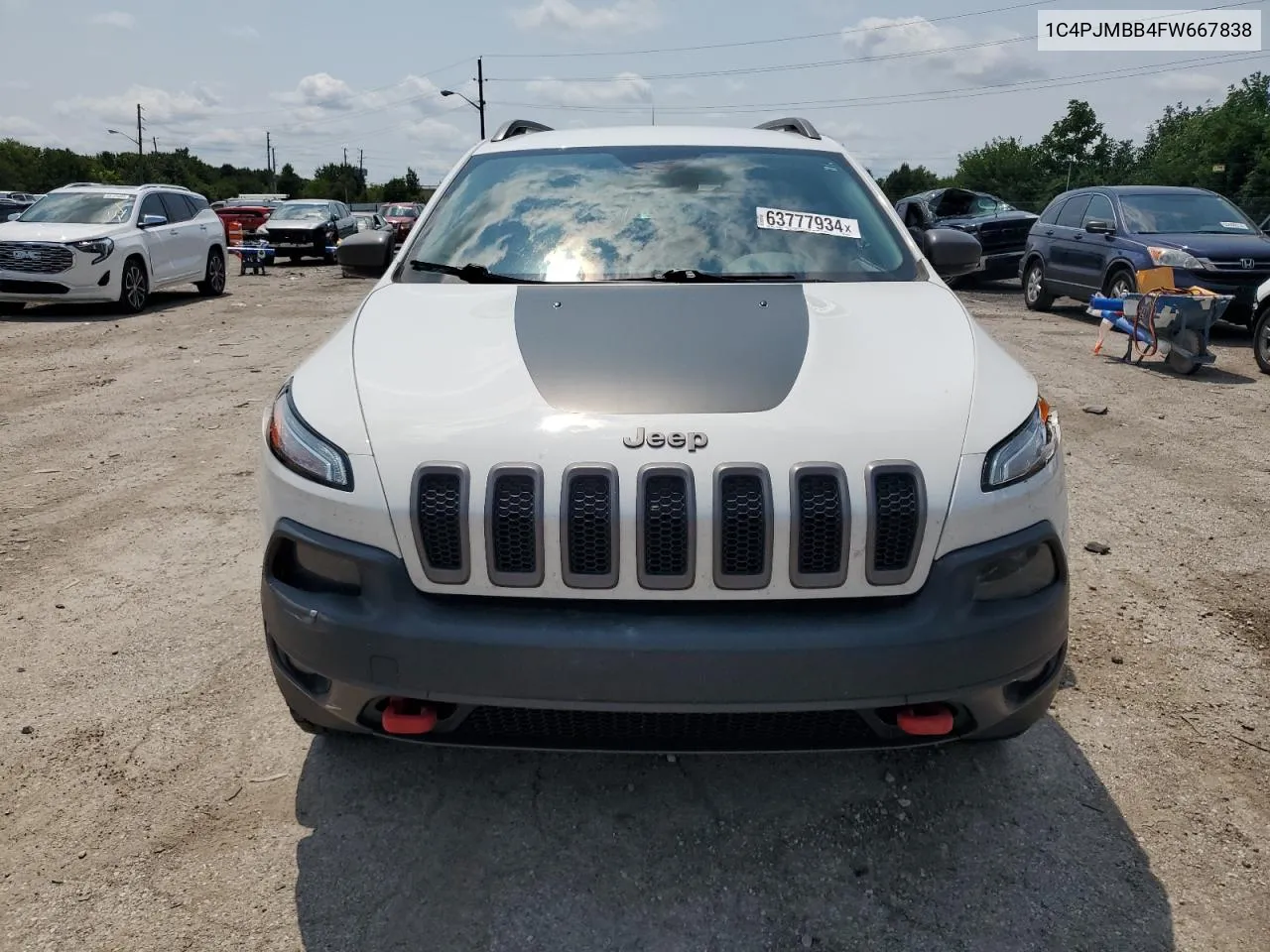 2015 Jeep Cherokee Trailhawk VIN: 1C4PJMBB4FW667838 Lot: 63777934