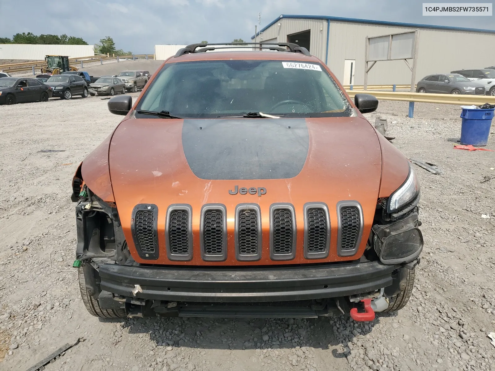 2015 Jeep Cherokee Trailhawk VIN: 1C4PJMBS2FW735571 Lot: 66276424