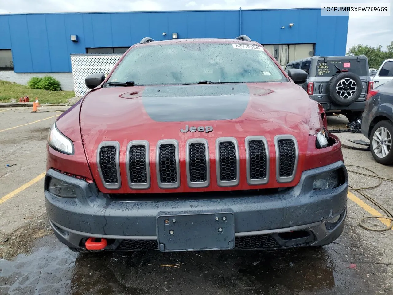 1C4PJMBSXFW769659 2015 Jeep Cherokee Trailhawk