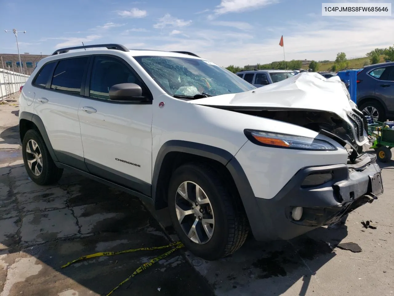 2015 Jeep Cherokee Trailhawk VIN: 1C4PJMBS8FW685646 Lot: 69411624