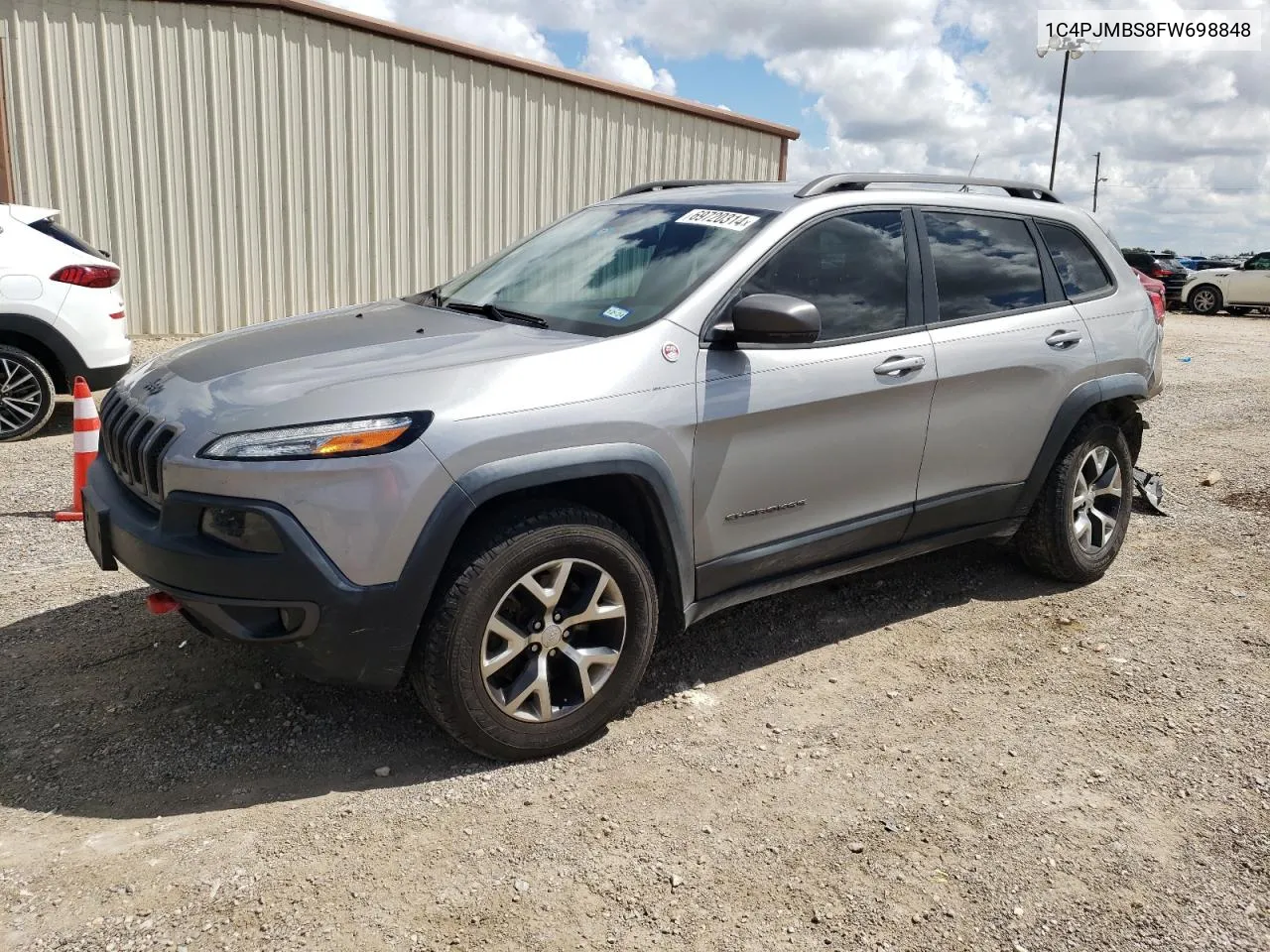 2015 Jeep Cherokee Trailhawk VIN: 1C4PJMBS8FW698848 Lot: 69720314