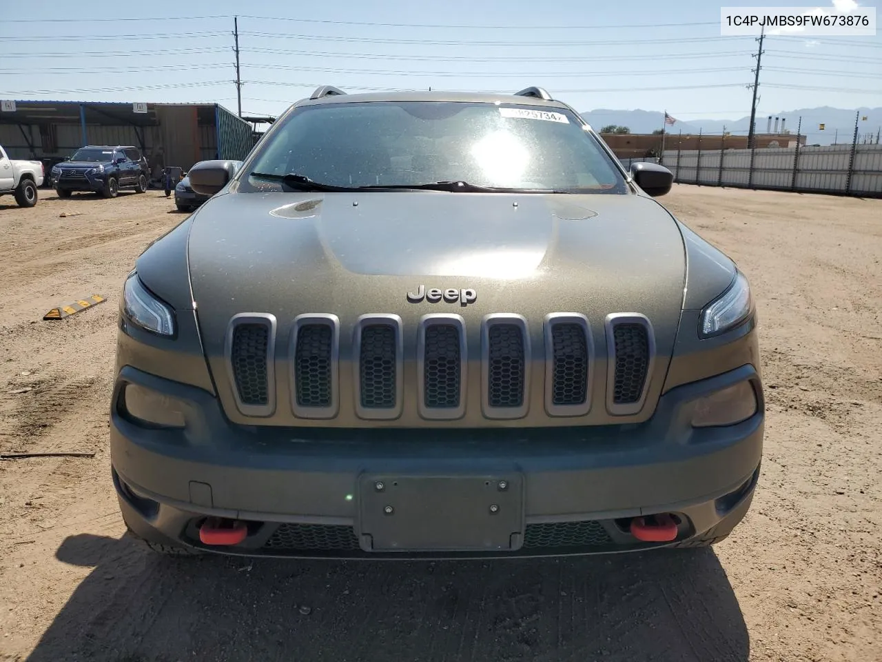 1C4PJMBS9FW673876 2015 Jeep Cherokee Trailhawk