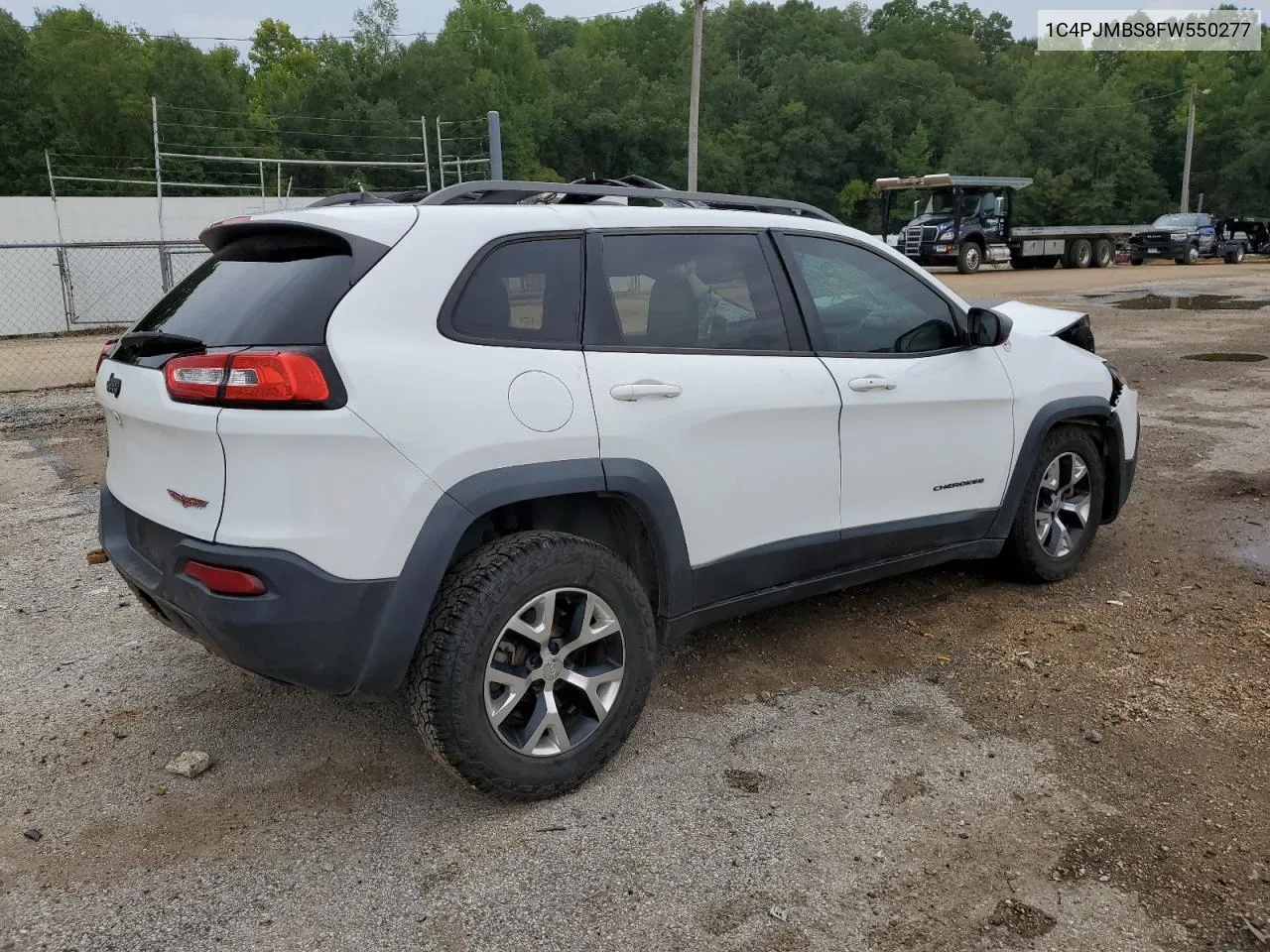 2015 Jeep Cherokee Trailhawk VIN: 1C4PJMBS8FW550277 Lot: 70214214