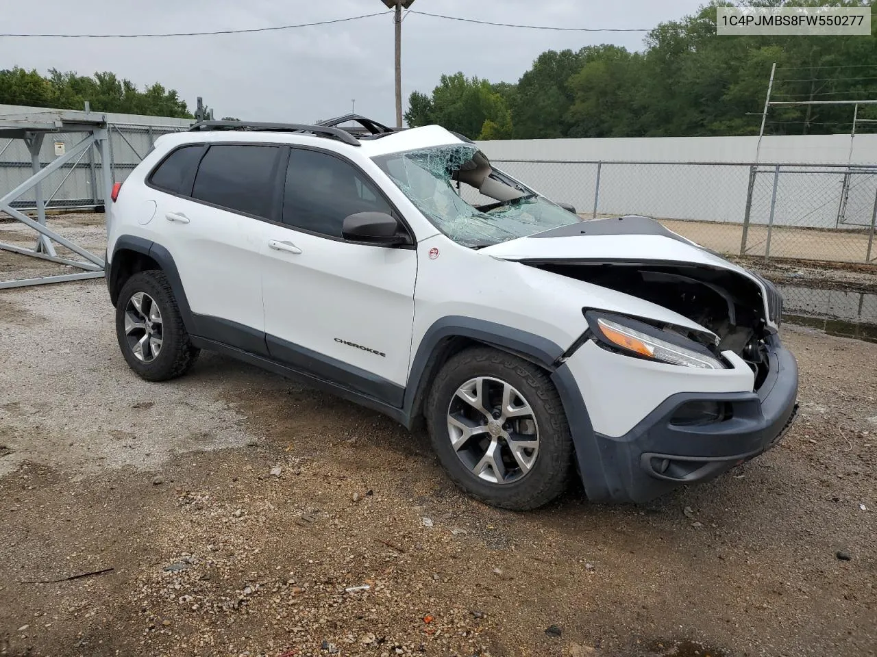 2015 Jeep Cherokee Trailhawk VIN: 1C4PJMBS8FW550277 Lot: 70214214