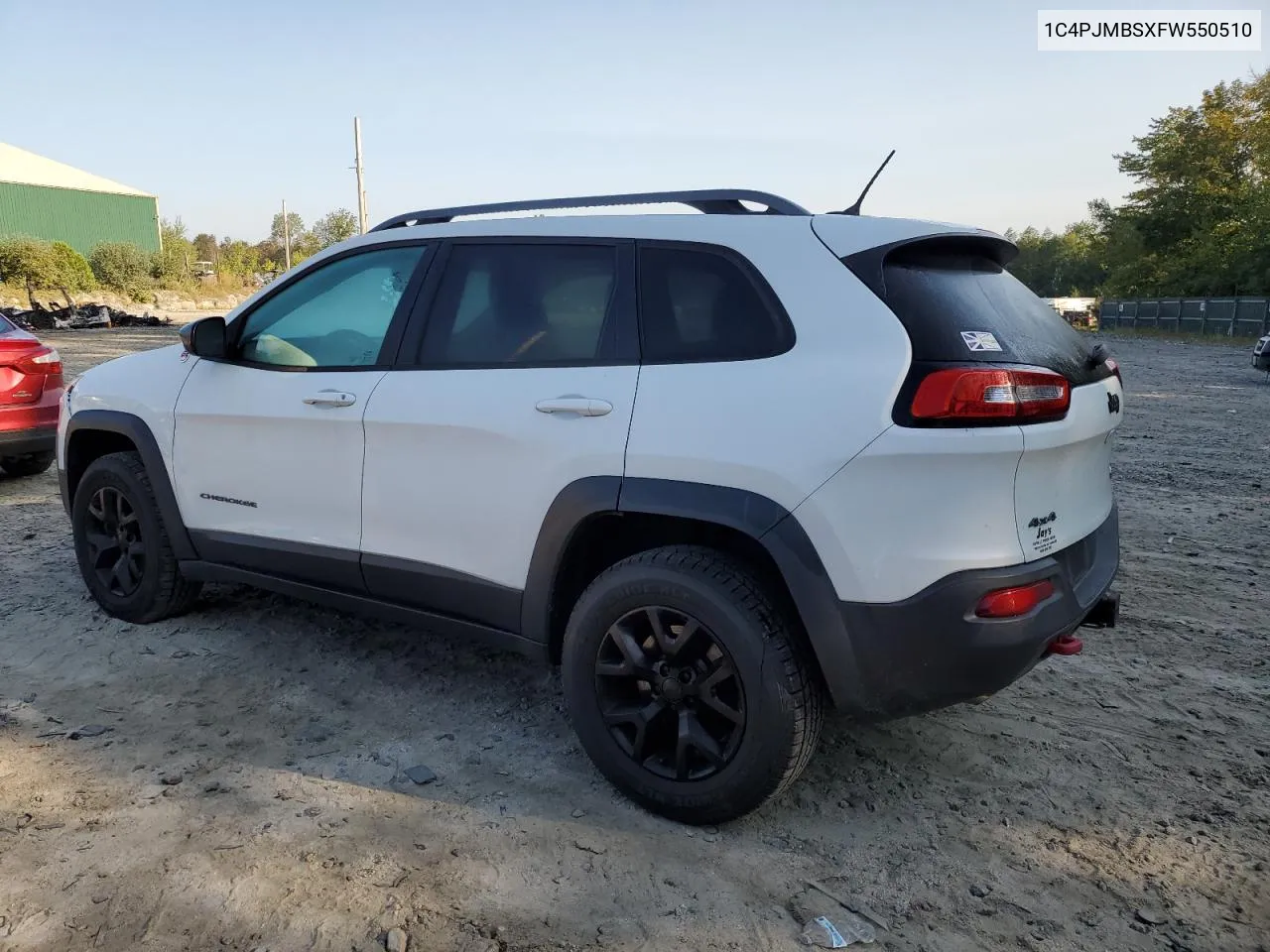 1C4PJMBSXFW550510 2015 Jeep Cherokee Trailhawk