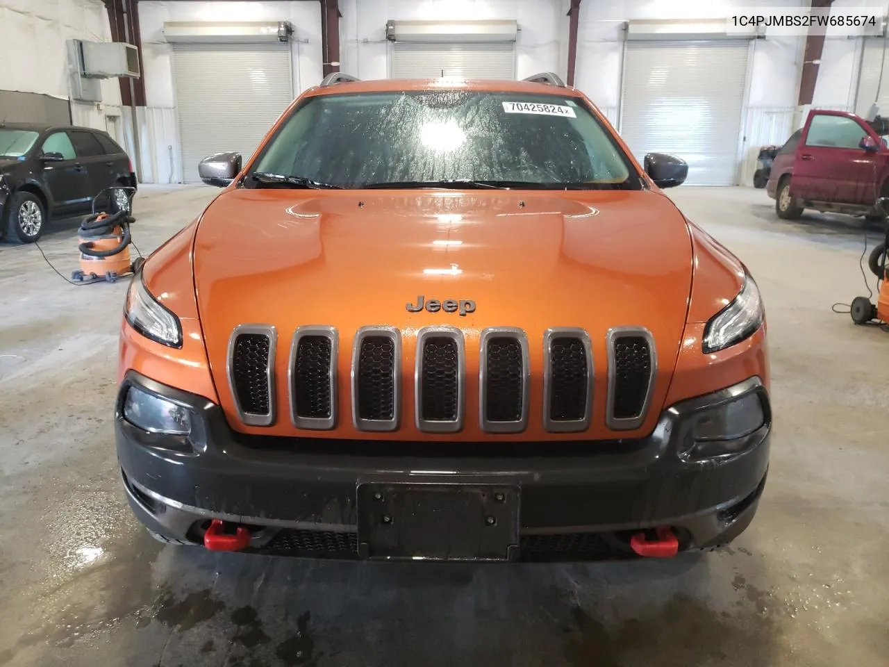 2015 Jeep Cherokee Trailhawk VIN: 1C4PJMBS2FW685674 Lot: 70425824